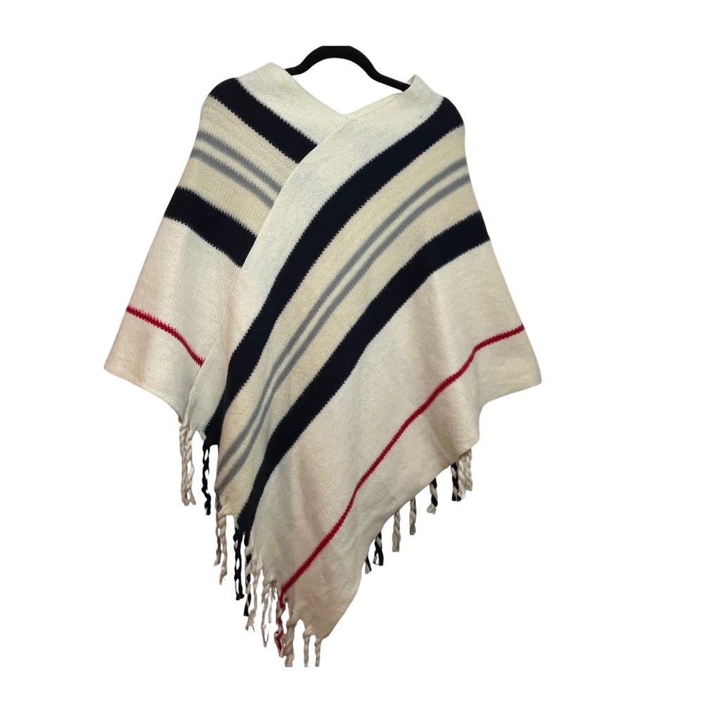 Do Everything In Love Evereve One Size Taille Unique‎ Triangle Shawl Poncho Cozy